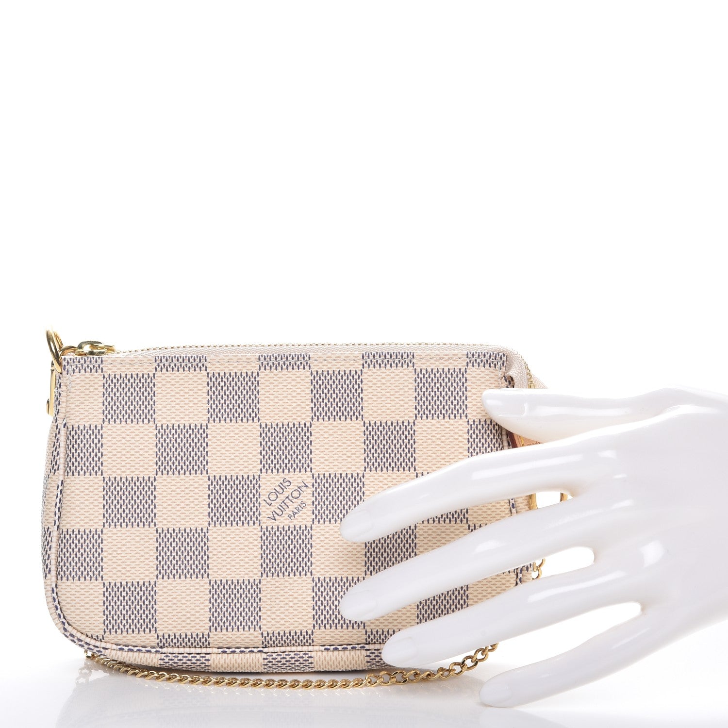 Louis Vuitton Damier Azur Mini Pochette Accessories 2 of 8