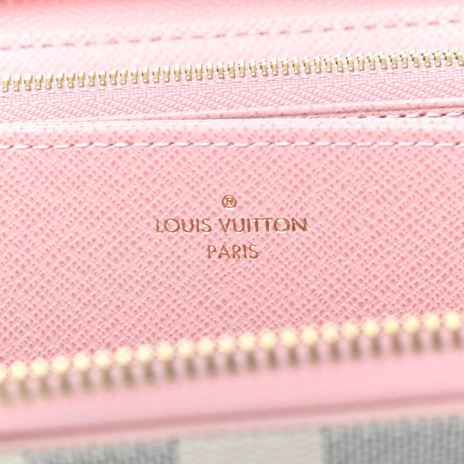 Louis Vuitton Damier Azur Zippy Wallet Rose Ballerine 11 of 14