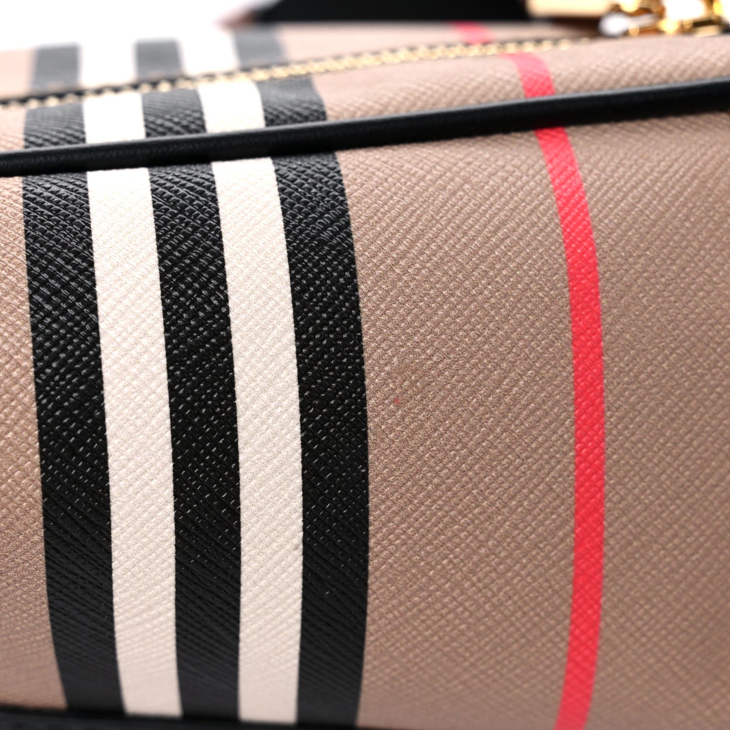 E-Canvas Icon Stripe Sonny Bum Bag Archive Beige