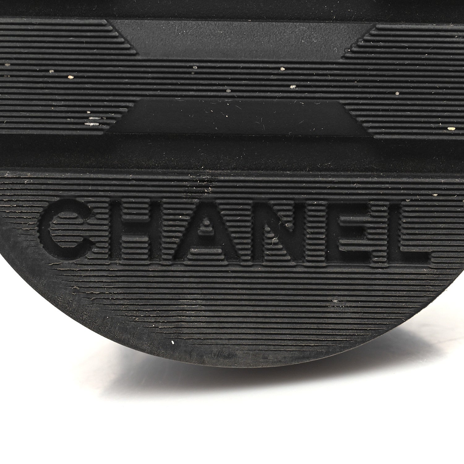 Chanel Shiny Goatskin Calfskin Quilted Lace Up Combat Boots 37 Black 7 of 9