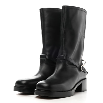 Christian Dior Soft Calfskin Diorider Boots 38 Black 3 of 10