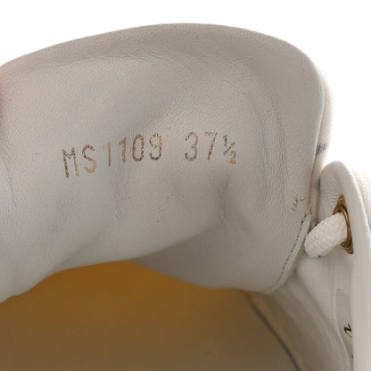 Louis Vuitton Technical Fabric Calfskin Monogram Frontrow Sneakers 37.5 Pink 9 of 10