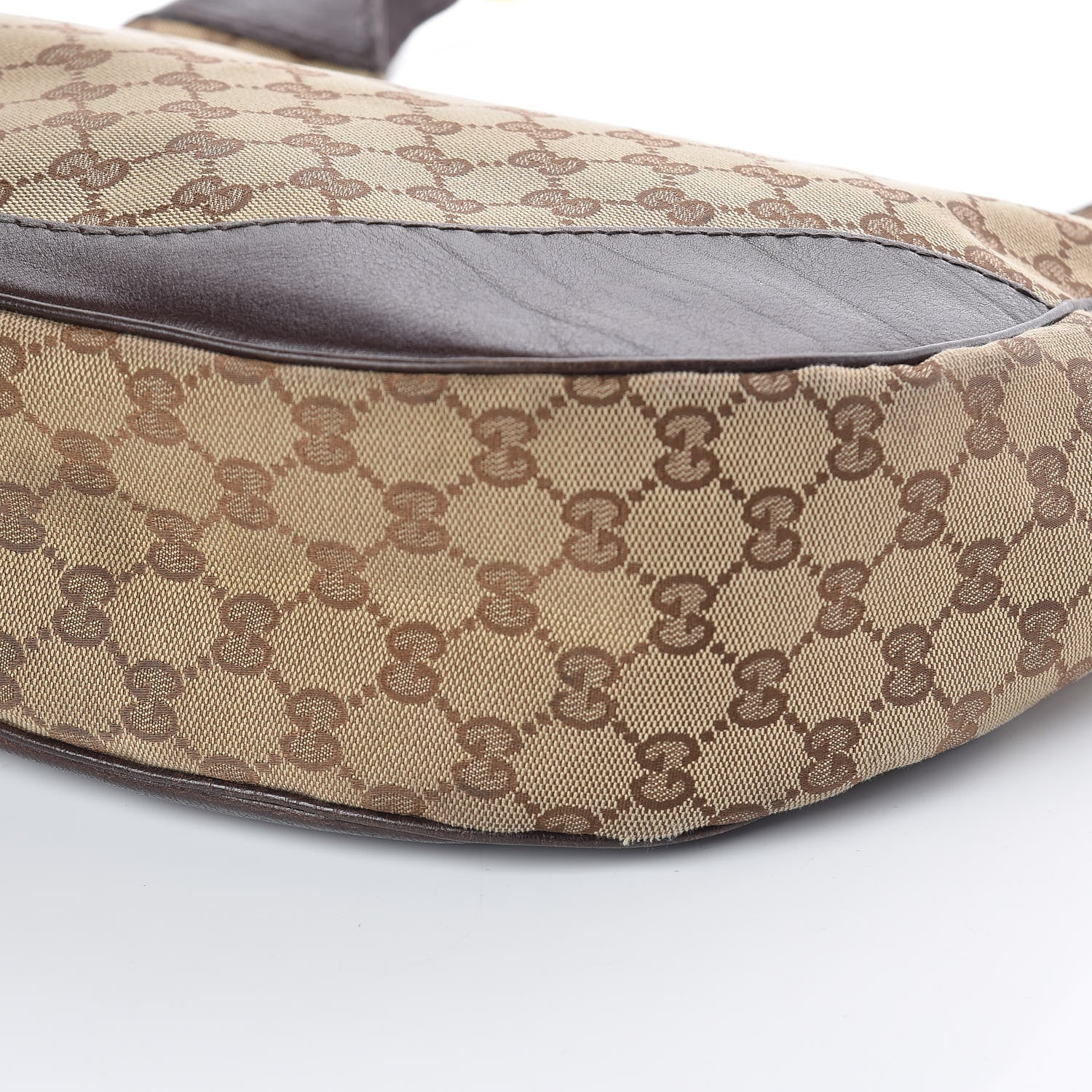 Gucci Monogram Medium Charlotte Hobo Brown 6 of 11