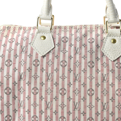 Louis Vuitton Mini Lin Croisette Speedy 30 Rouge 10 of 10