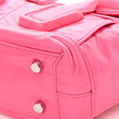 Bottega Veneta Paper Calfskin Maxi Intrecciato Mini Arco Pink 9 of 13