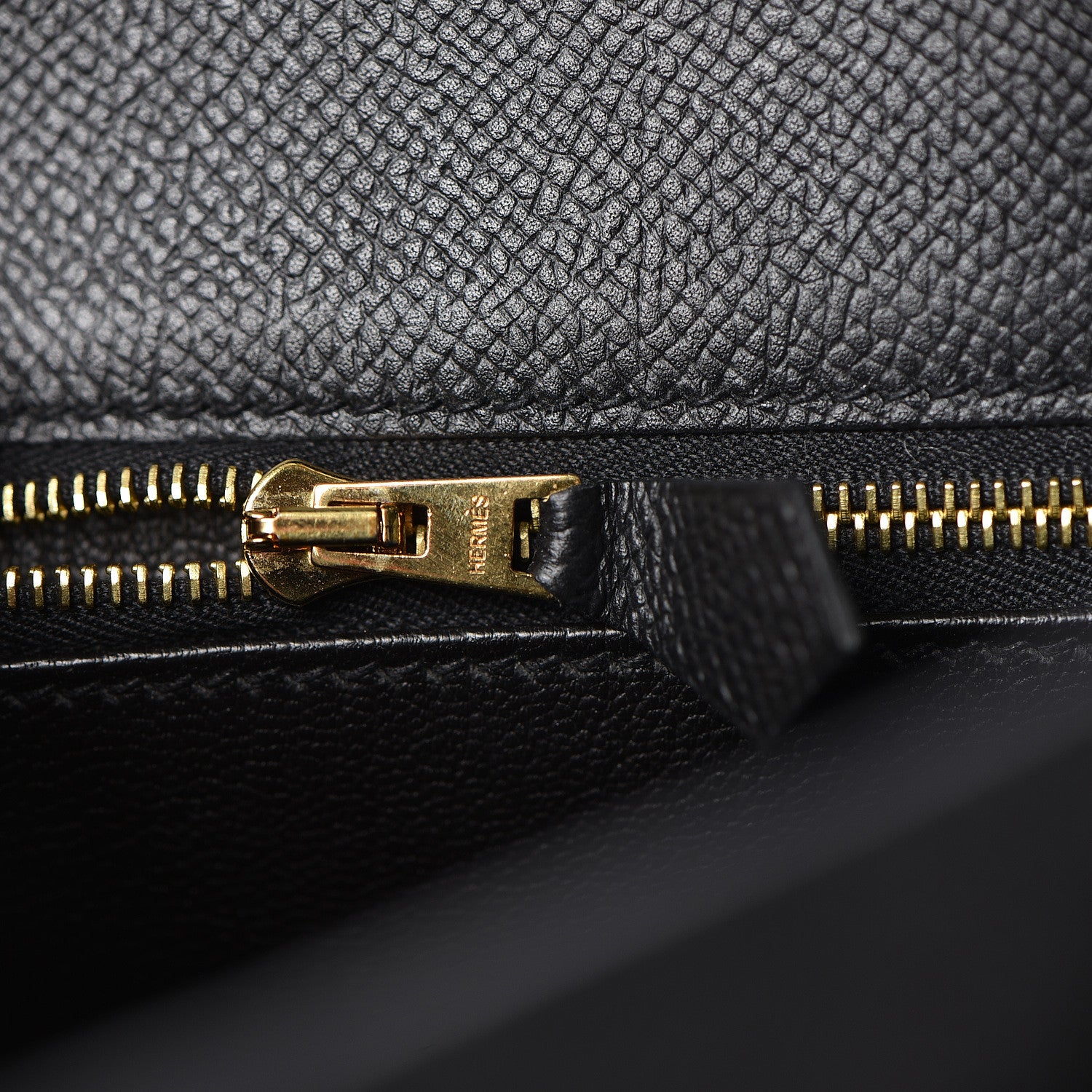 Hermes Epsom Kelly Sellier 25 Black 15 of 52