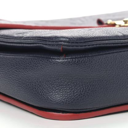 Louis Vuitton Empreinte Pochette Metis Marine Rouge 7 of 10