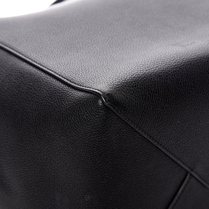 Celine Soft Grained Calfskin Small Belt Cabas Phantom Black 13 of 17
