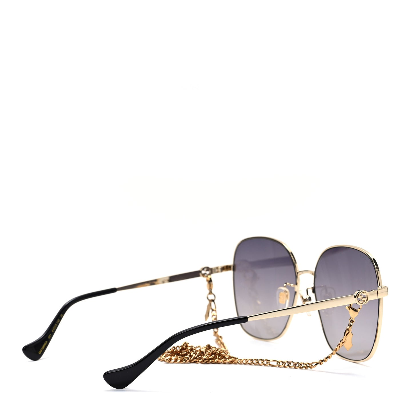 Metal Round Chain Sunglasses GG1089SA Gold