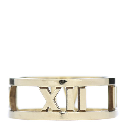 Tiffany 18K Yellow Gold Atlas Open Ring 52 6 1 of 5
