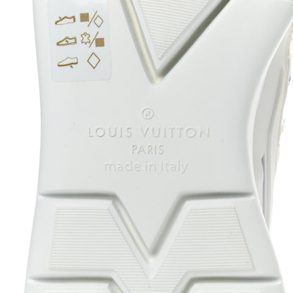 Louis Vuitton Neoprene Mesh Rubber Fastlane Low Sneaker 9.5 White 6 of 8