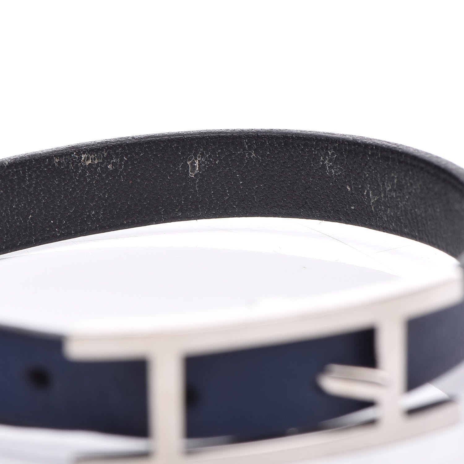 Hermes Swift Behapi Simple Tour Bracelet Black Bleu Saphir 4 of 7