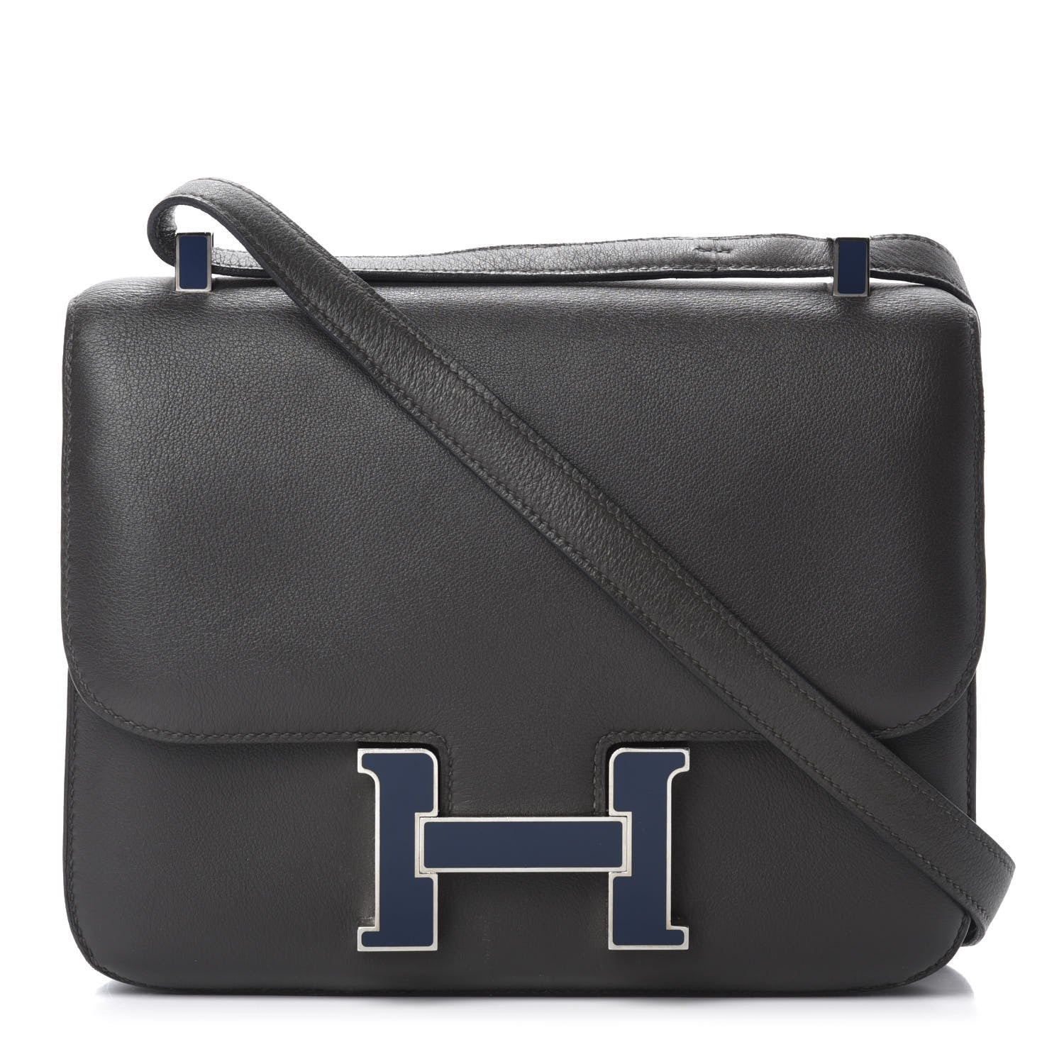 Hermes Swift Enamel Constance 24 Graphite 1 of 12