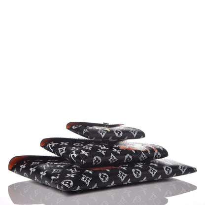 Louis Vuitton Catogram Kirigami Pochette Set Black 6 of 10