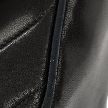 Chanel Lambskin Chevron Quilted Mini Square Flap Black 12 of 13