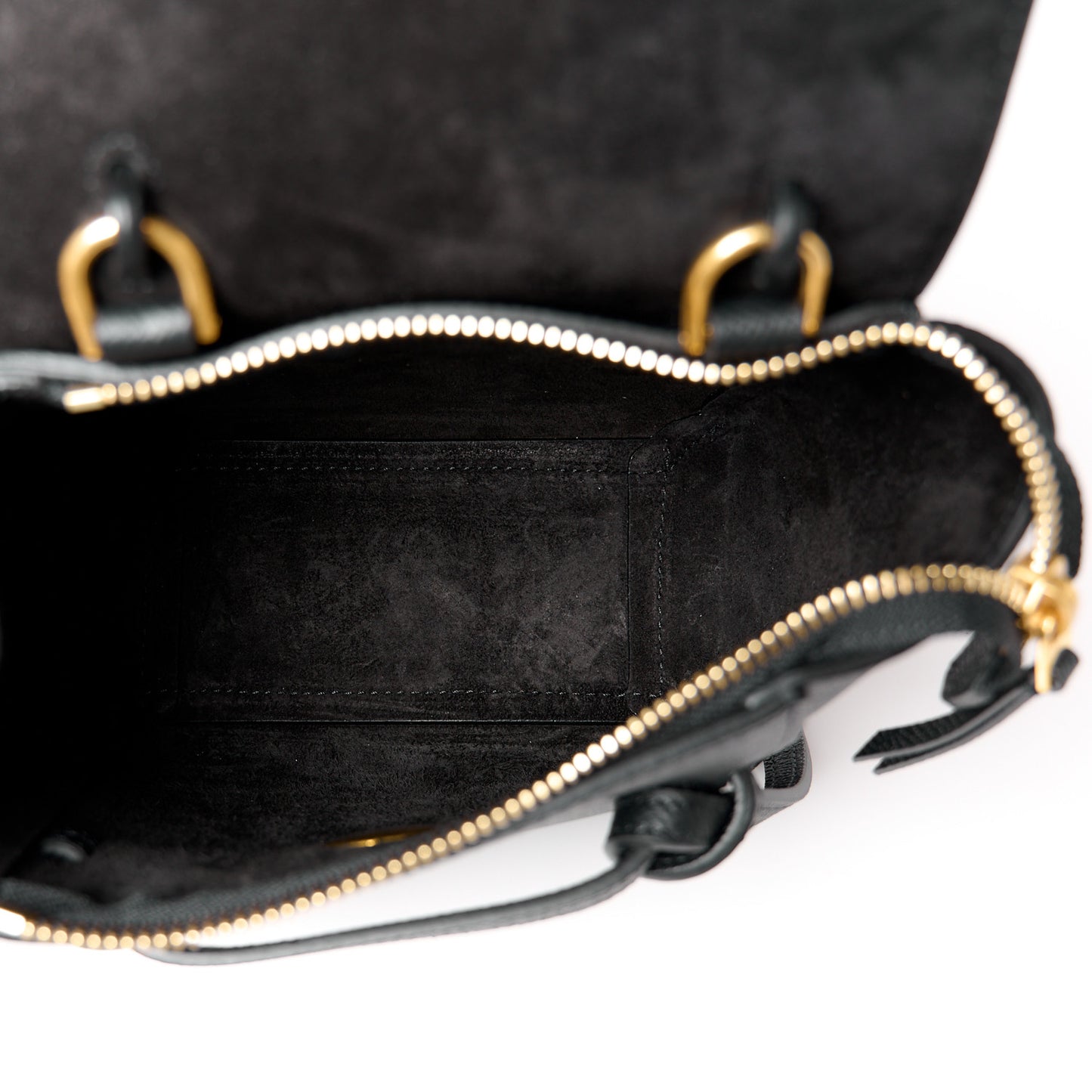Grained Calfskin Pico Belt Bag Black