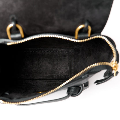 Celine Grained Calfskin Pico Belt Bag Black 5 of 11