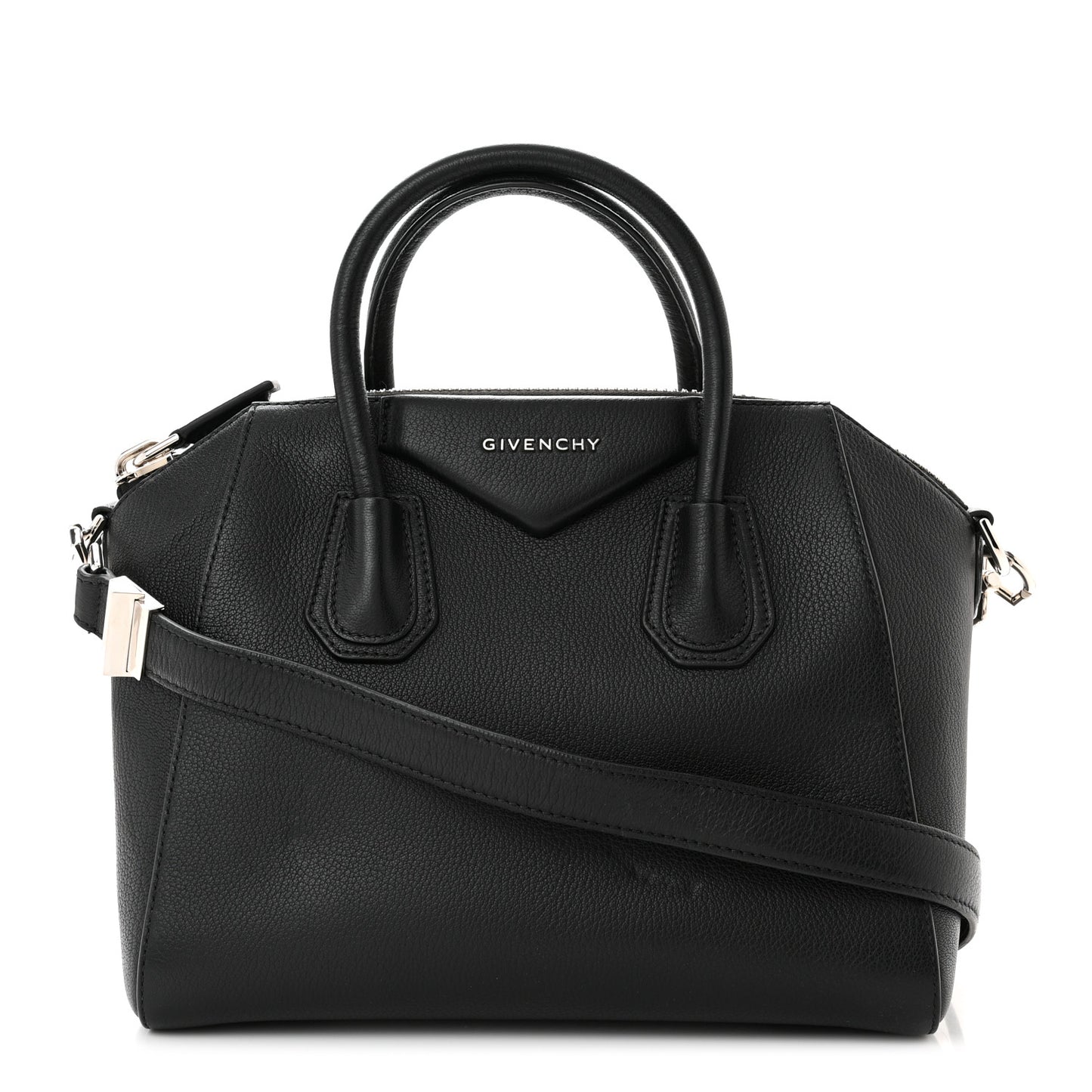 Sugar Goatskin Small Antigona Black