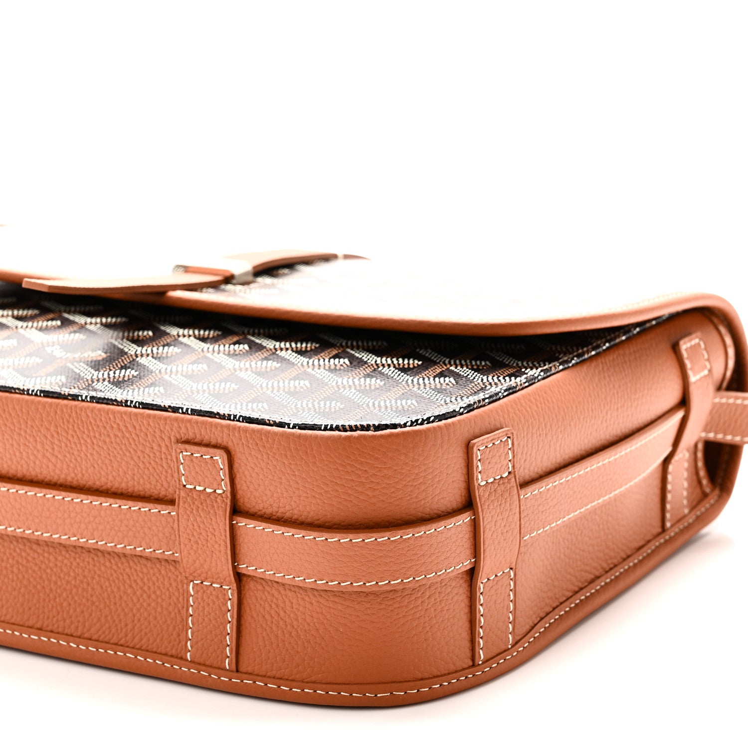 Goyard Goyardine Belvedere II MM Messenger Bag Black Gold 9 of 9