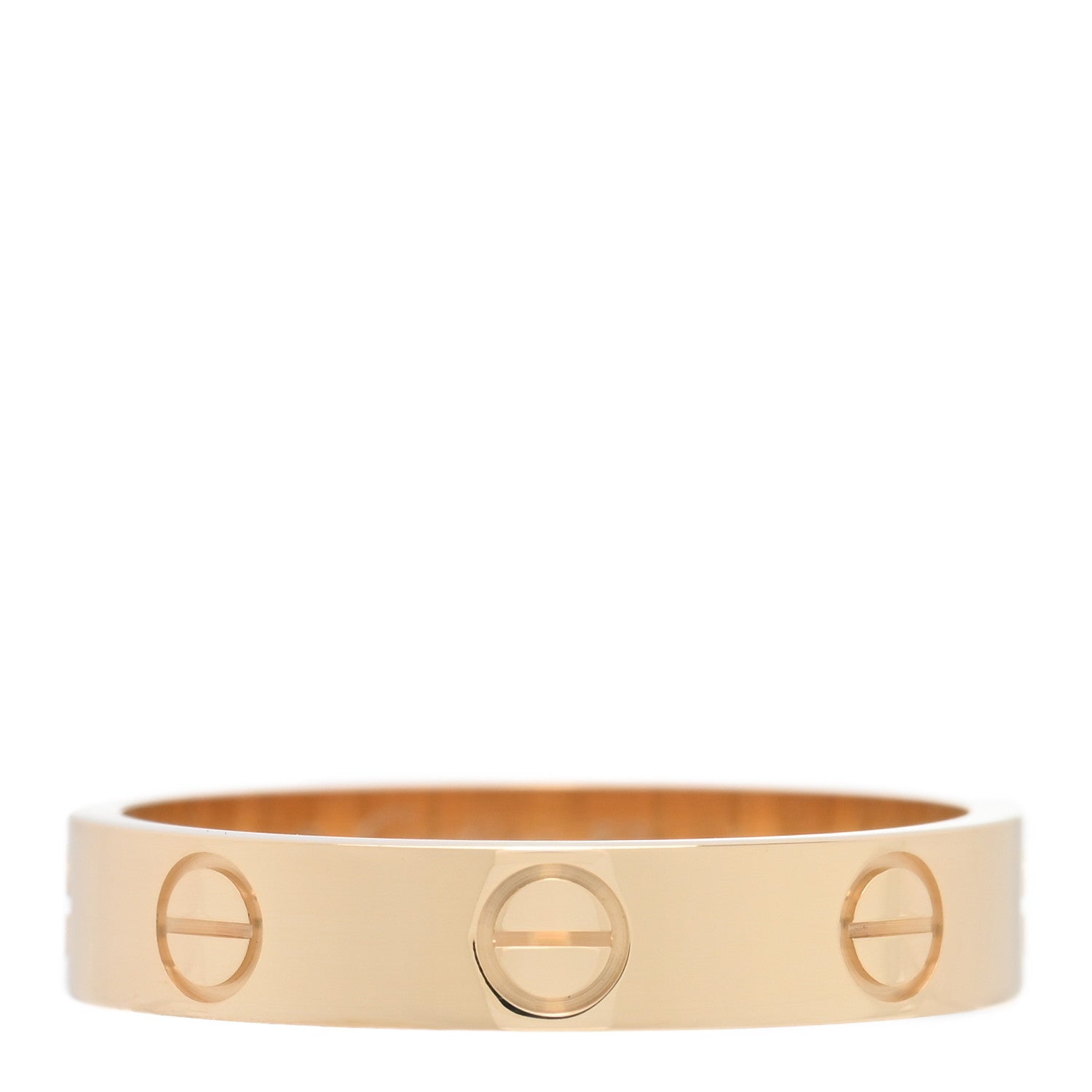 Cartier 18K Yellow Gold 3.5mm LOVE Wedding Band Ring 52 6 1 of 5