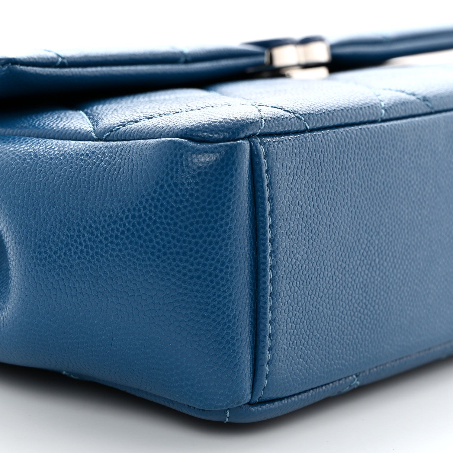 Chanel Caviar Quilted My Everything Flap Blue 9 of 10