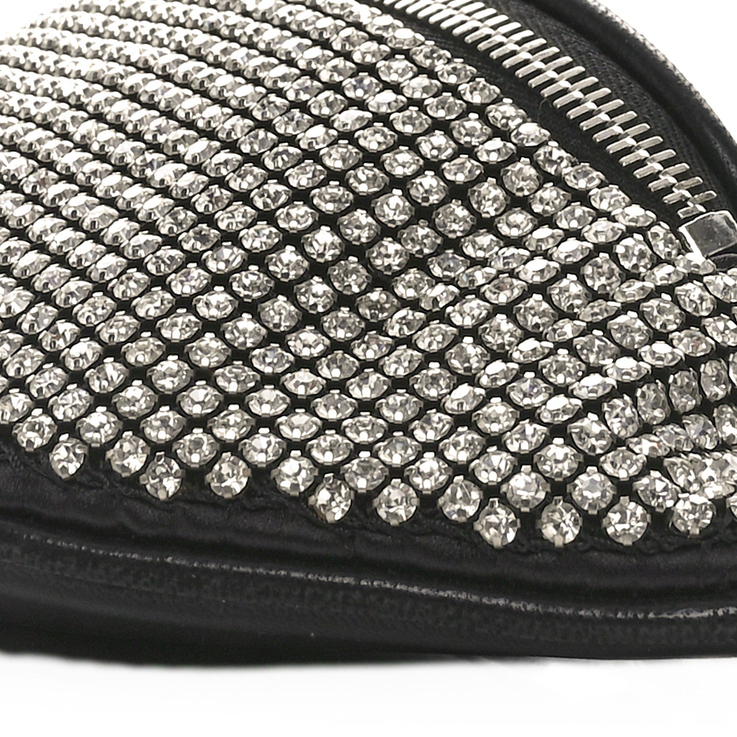 Alexander Wang Rhinestone Mesh Mini Attica Belt Bag Black 9 of 9