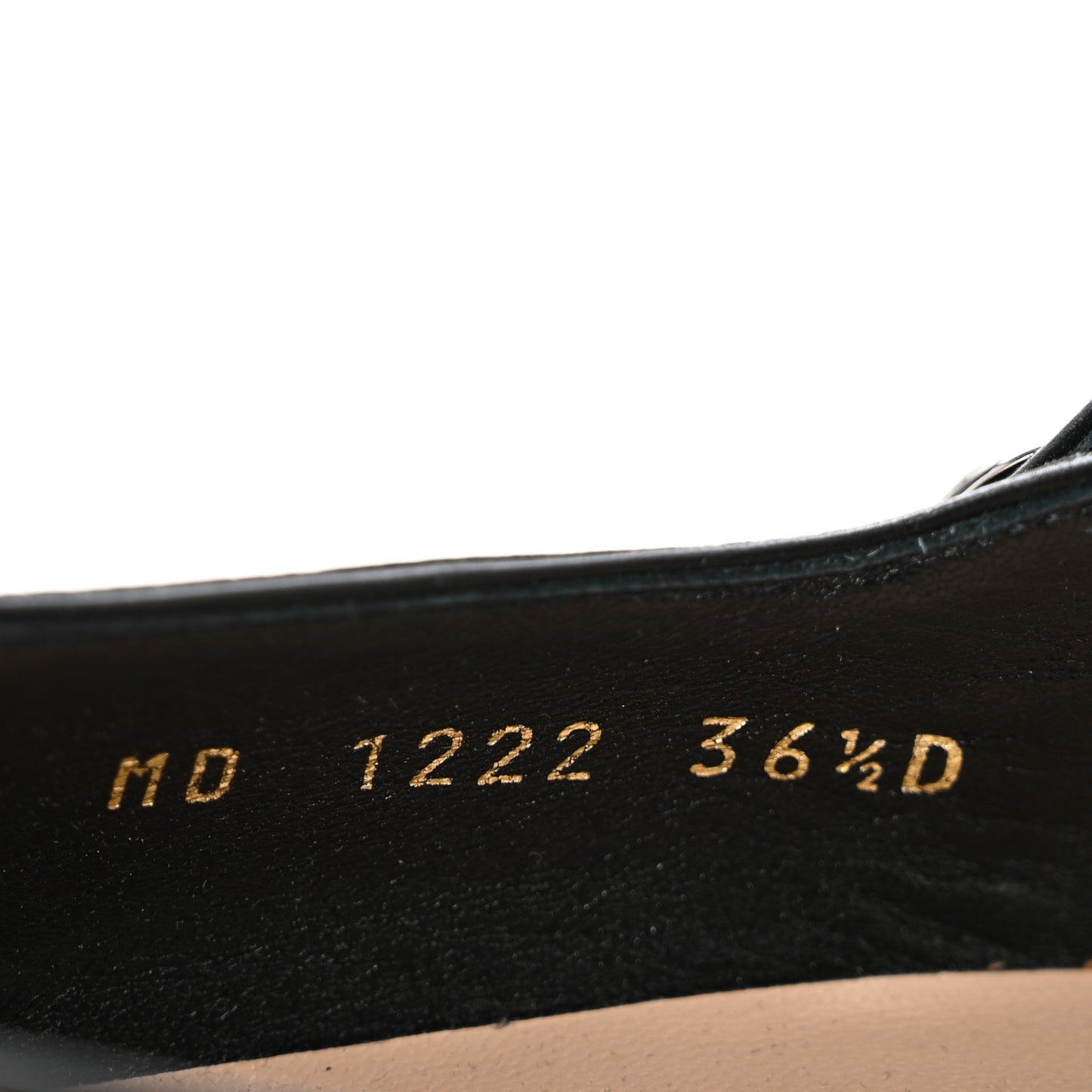 Brushed Calfskin Uniform 30mm Pumps 36.5 Black
