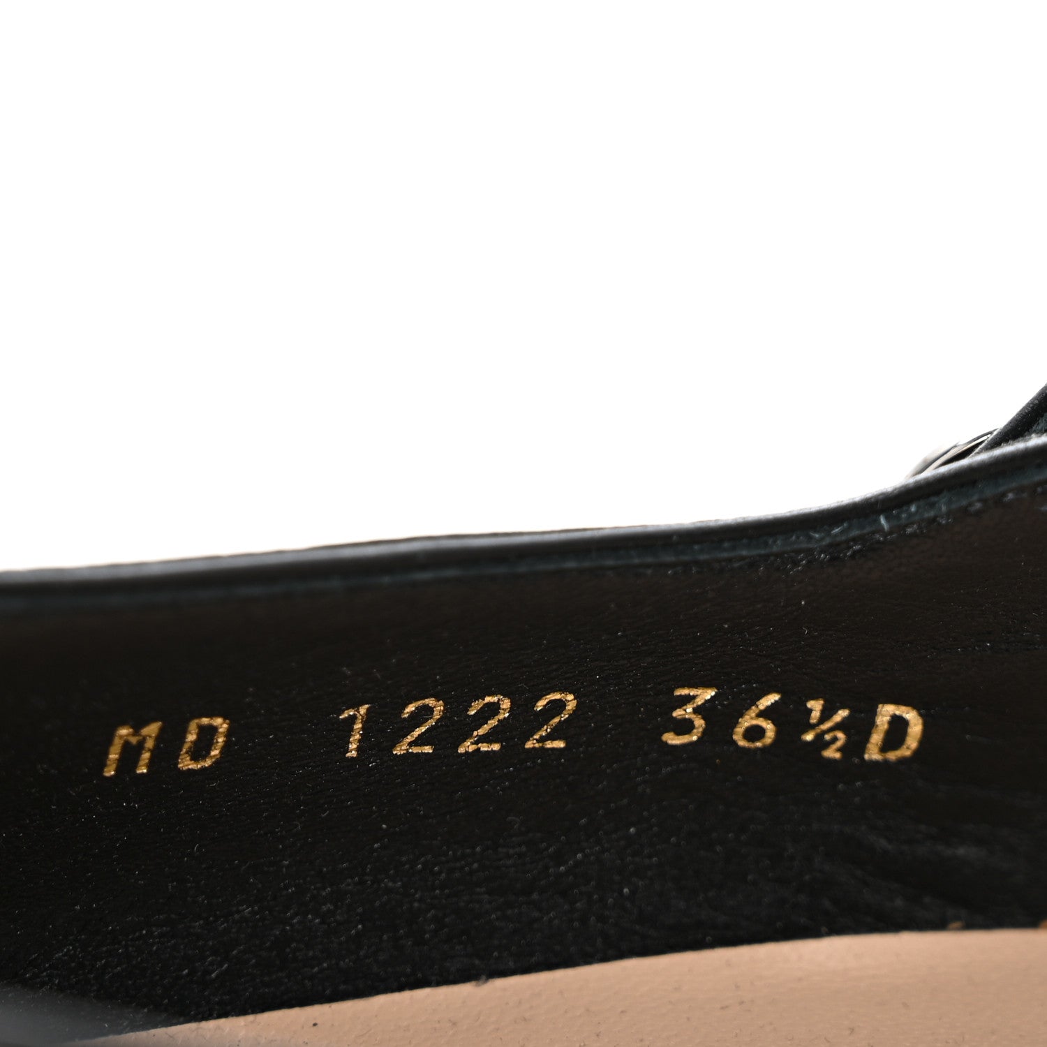 Christian Dior Brushed Calfskin Uniform 30mm Pumps 36.5 Black 9 of 10