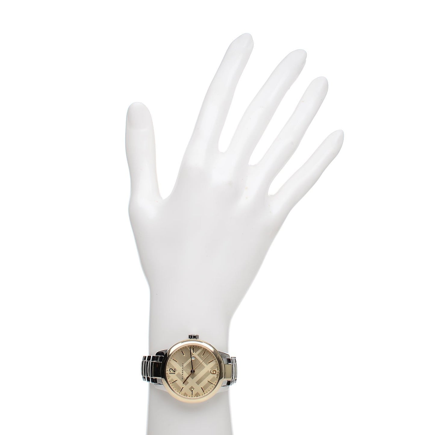 Stainless Steel 32mm Classic Round Quartz Watch Gold BU10118