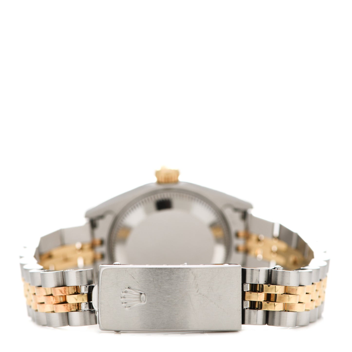 Stainless Steel 18K Yellow Gold 26mm Oyster Perpetual Datejust Watch Blue 69173
