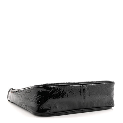 Prada Patent Naplak Re-Edition 2005 Shoulder Bag With Charm Black 4 of 12