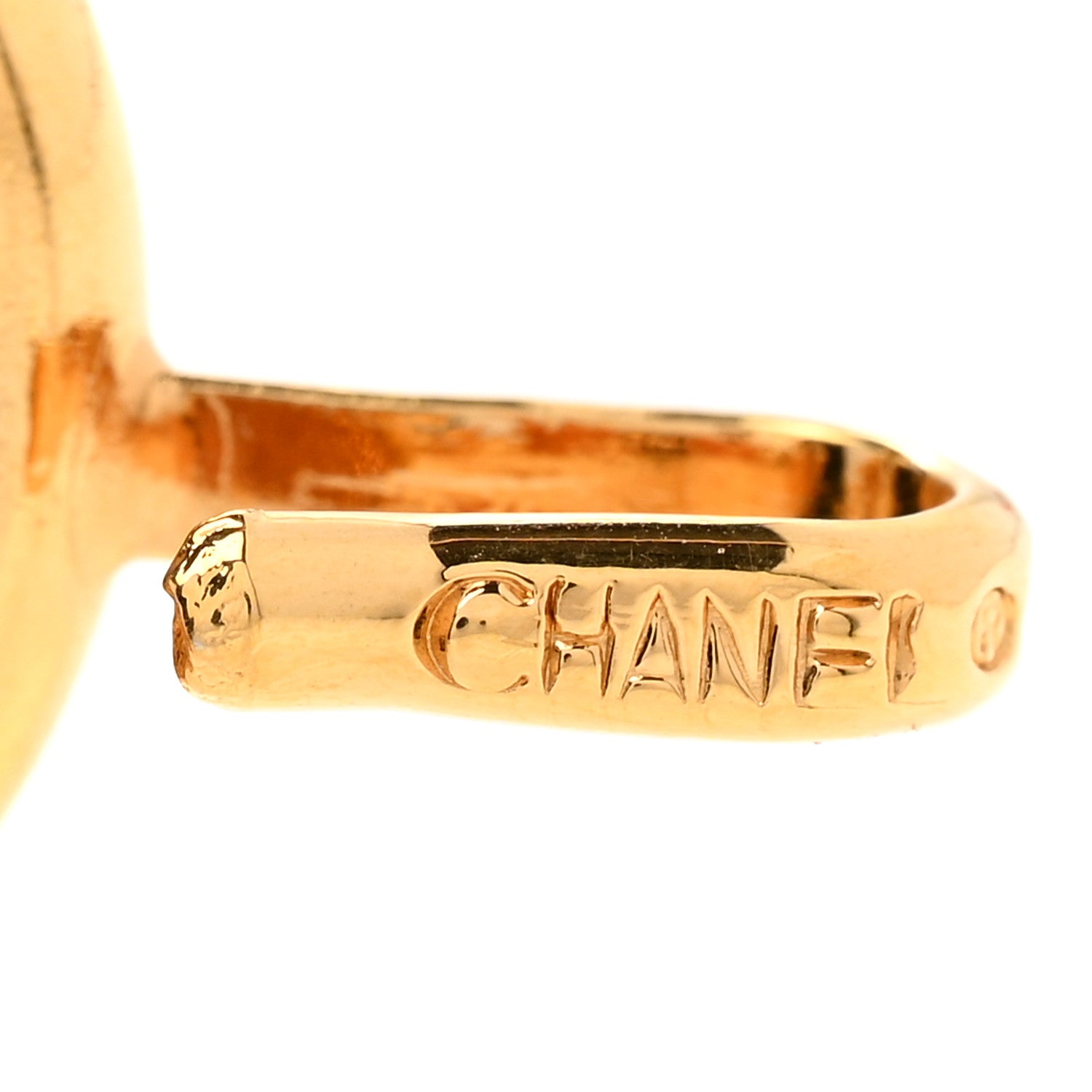 Chanel Metal Chain CC Medallion Belt Gold 4 of 4