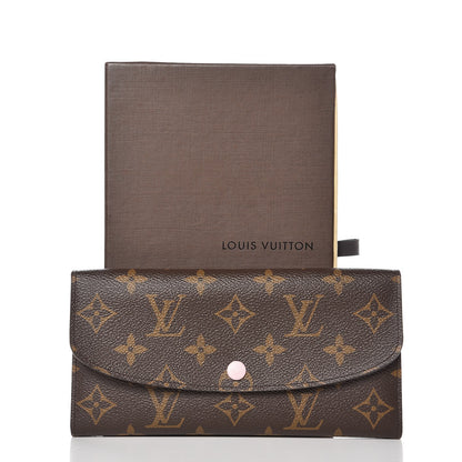 Louis Vuitton Monogram Emilie Wallet Rose Ballerine 7 of 7