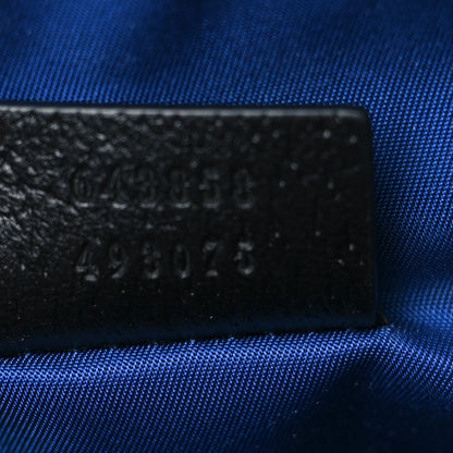 Gucci Econyl Nylon Monogram Off The Grid Messenger Bag Orient Blue Black 7 of 11