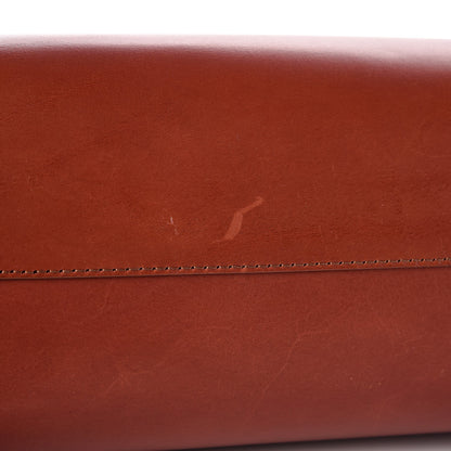 Mansur Gavriel Vegetable Tanned Calfskin Small Shopping Bag Brandy Avion 12 of 14