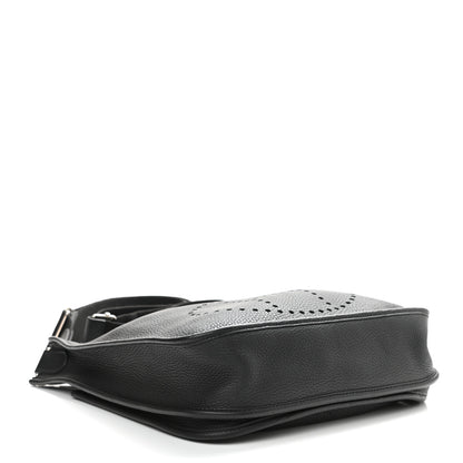 Hermes Taurillon Clemence Evelyne III PM Black 4 of 10