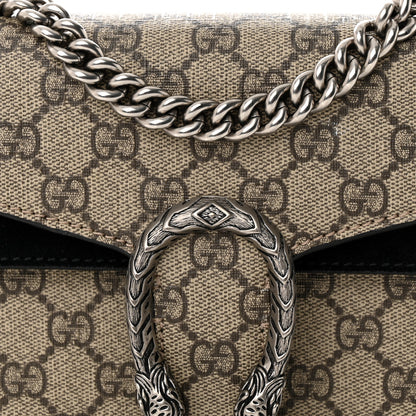 Gucci GG Supreme Monogram Mini Dionysus Shoulder Bag Black 8 of 16