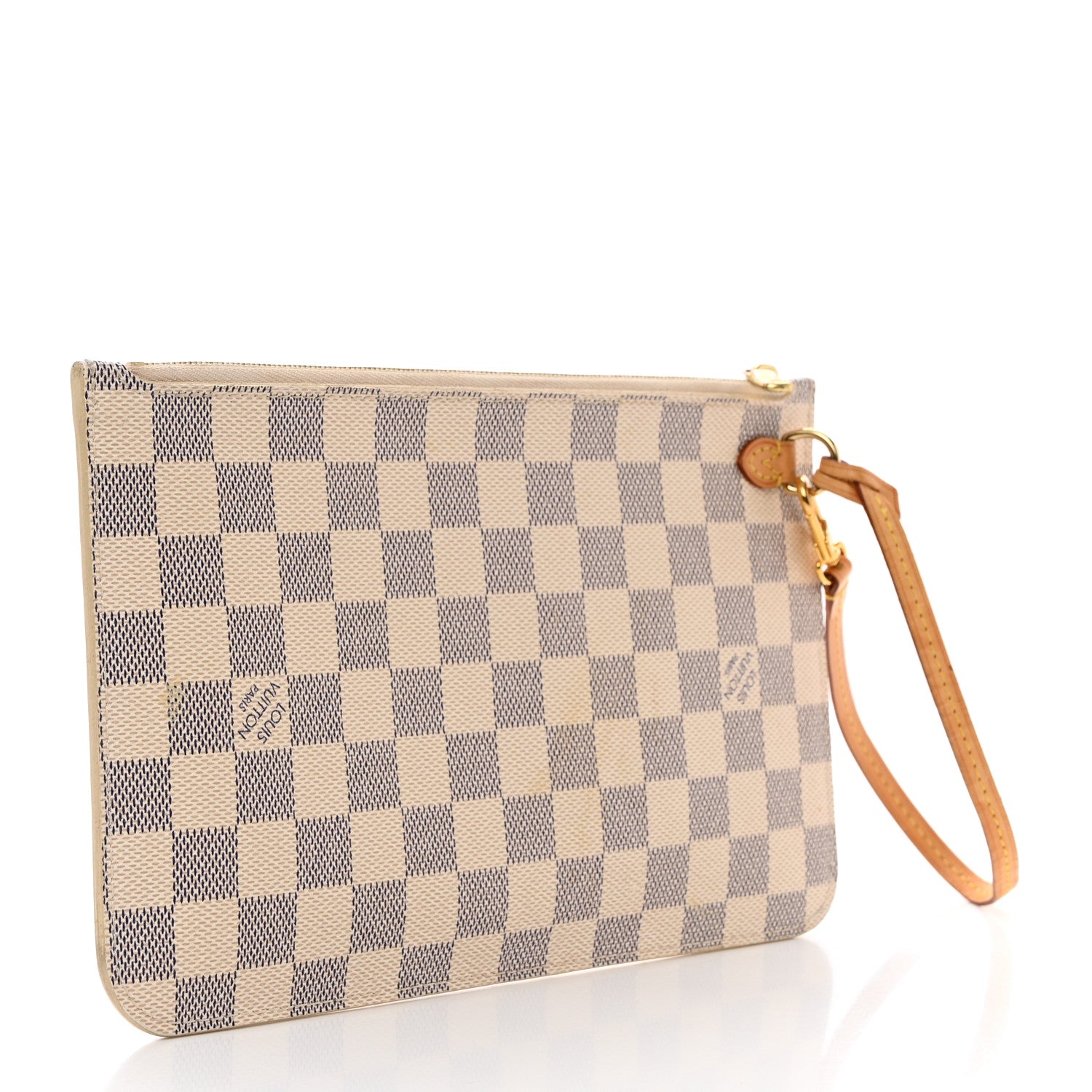 Louis Vuitton Damier Azur Neverfull MM GM Pochette 3 of 8