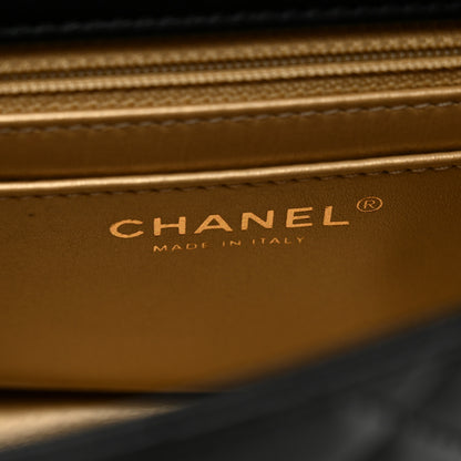 Chanel Lambskin Quilted Mini Pearl Crush Flap Black 7 of 10