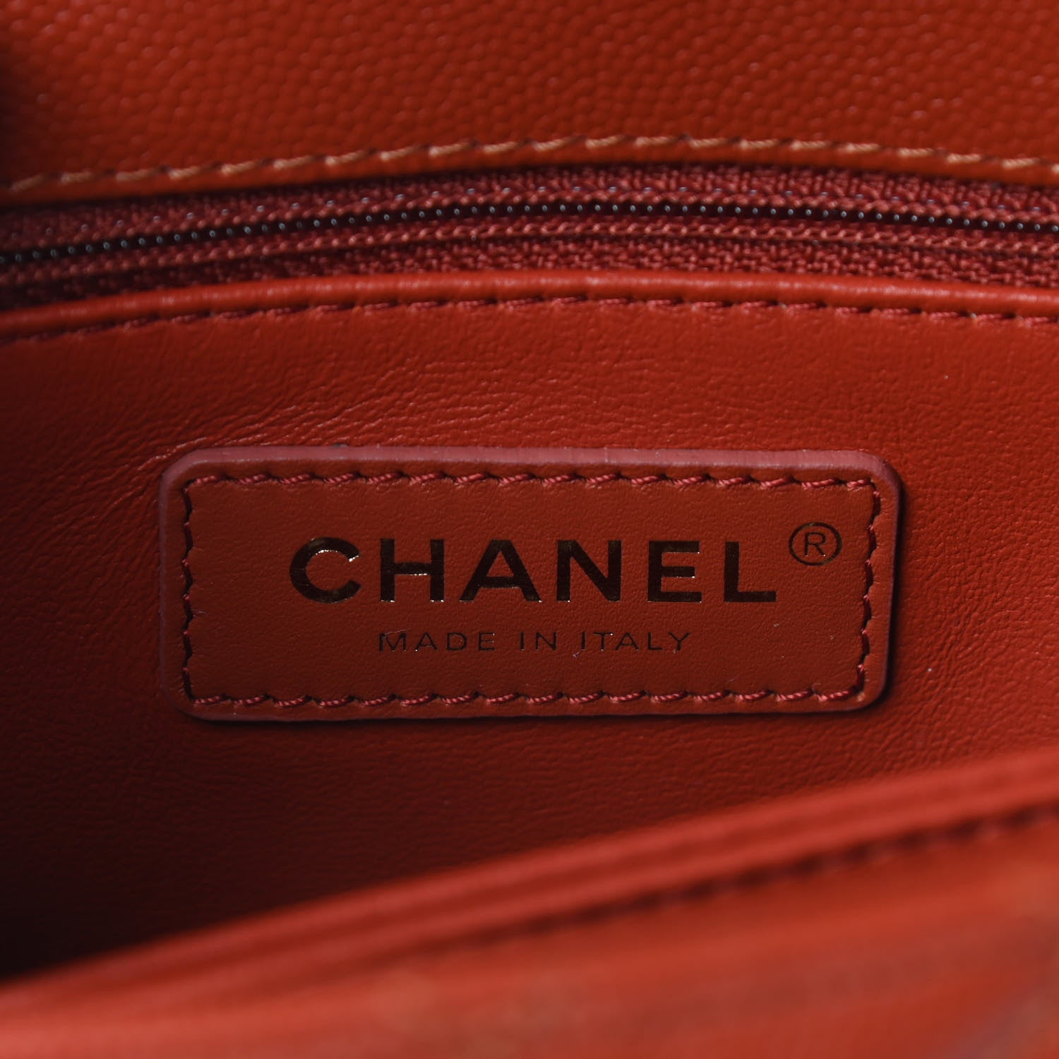 Chanel Caviar Quilted Mini Coco Handle Flap Brown 6 of 9