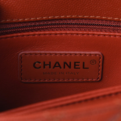 Chanel Caviar Quilted Mini Coco Handle Flap Brown 6 of 9
