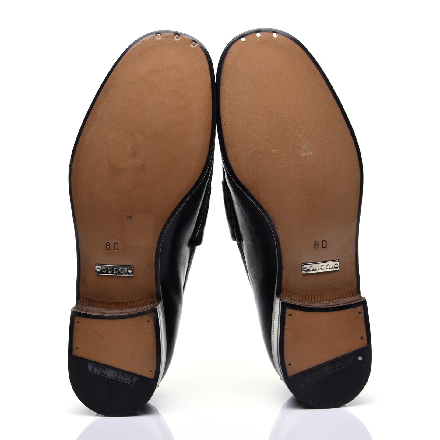 Calfskin Mens 1953 Horsebit Loafers 8 Black