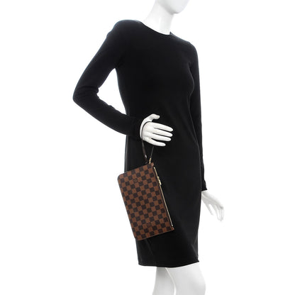 Louis Vuitton Damier Ebene Neverfull MM GM Pochette 2 of 8