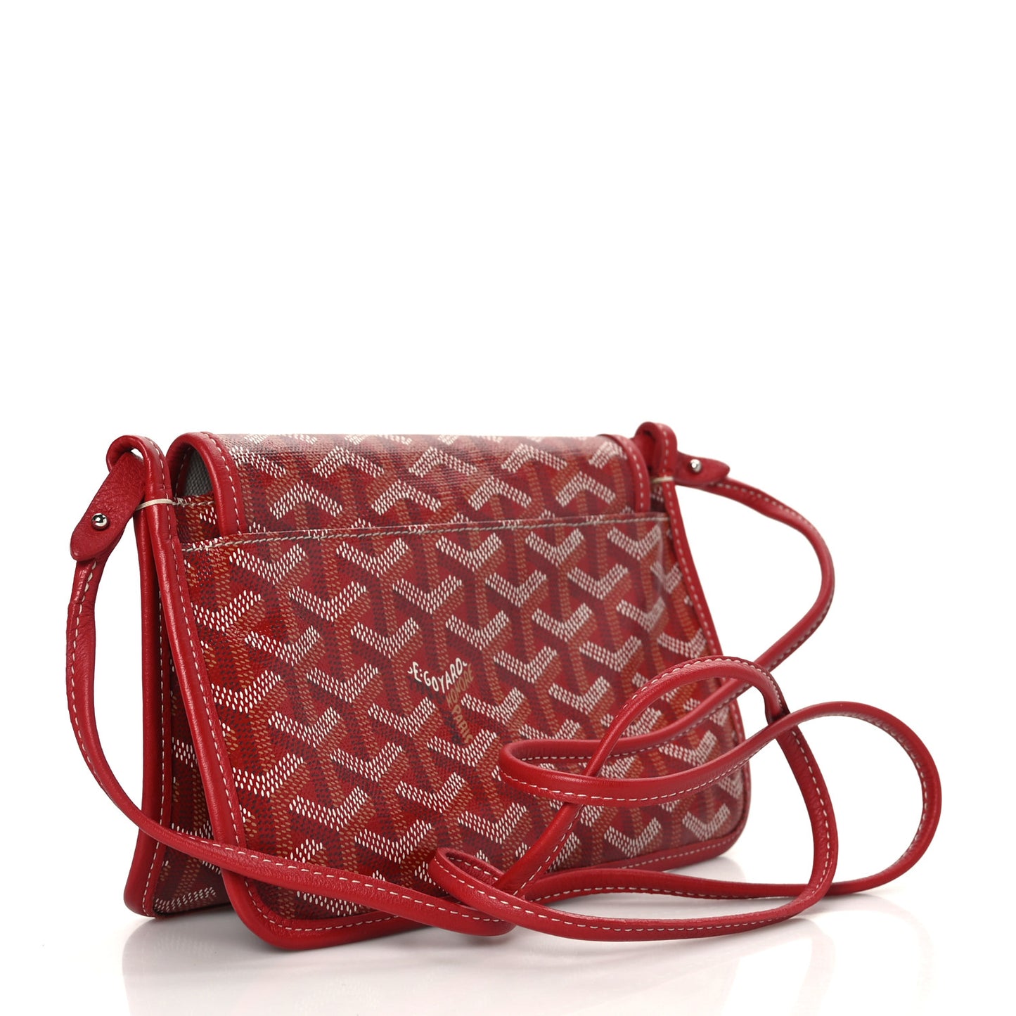Goyardine Plumet Wallet Clutch Red