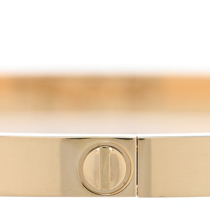 Cartier 18K Yellow Gold 6 Diamond Small LOVE Bracelet 17 4 of 7