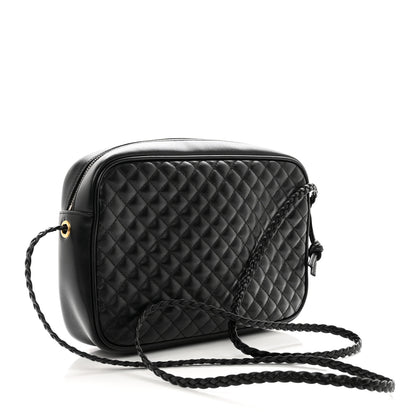 Gucci Calfskin Web Trapuntata Small GG Shoulder Bag Black 3 of 10