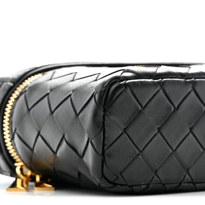 Bottega Veneta Calfskin Intrecciato Bang Bang Vanity Case Black 17 of 19