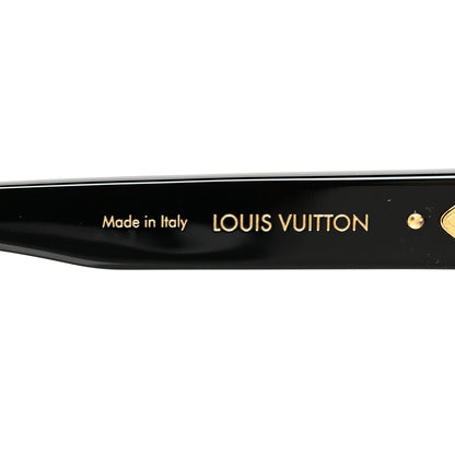 Louis Vuitton Acetate My Monogram Square Sunglasses Z1523E Black 5 of 7