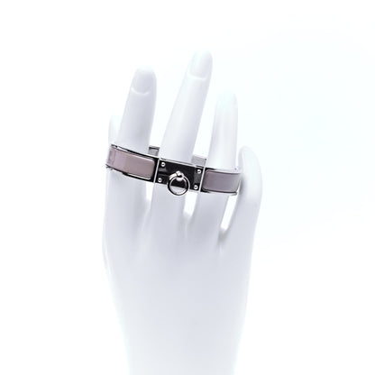 Hermes Enamel Clic Anneau Bracelet PM Marron Glace 2 of 6