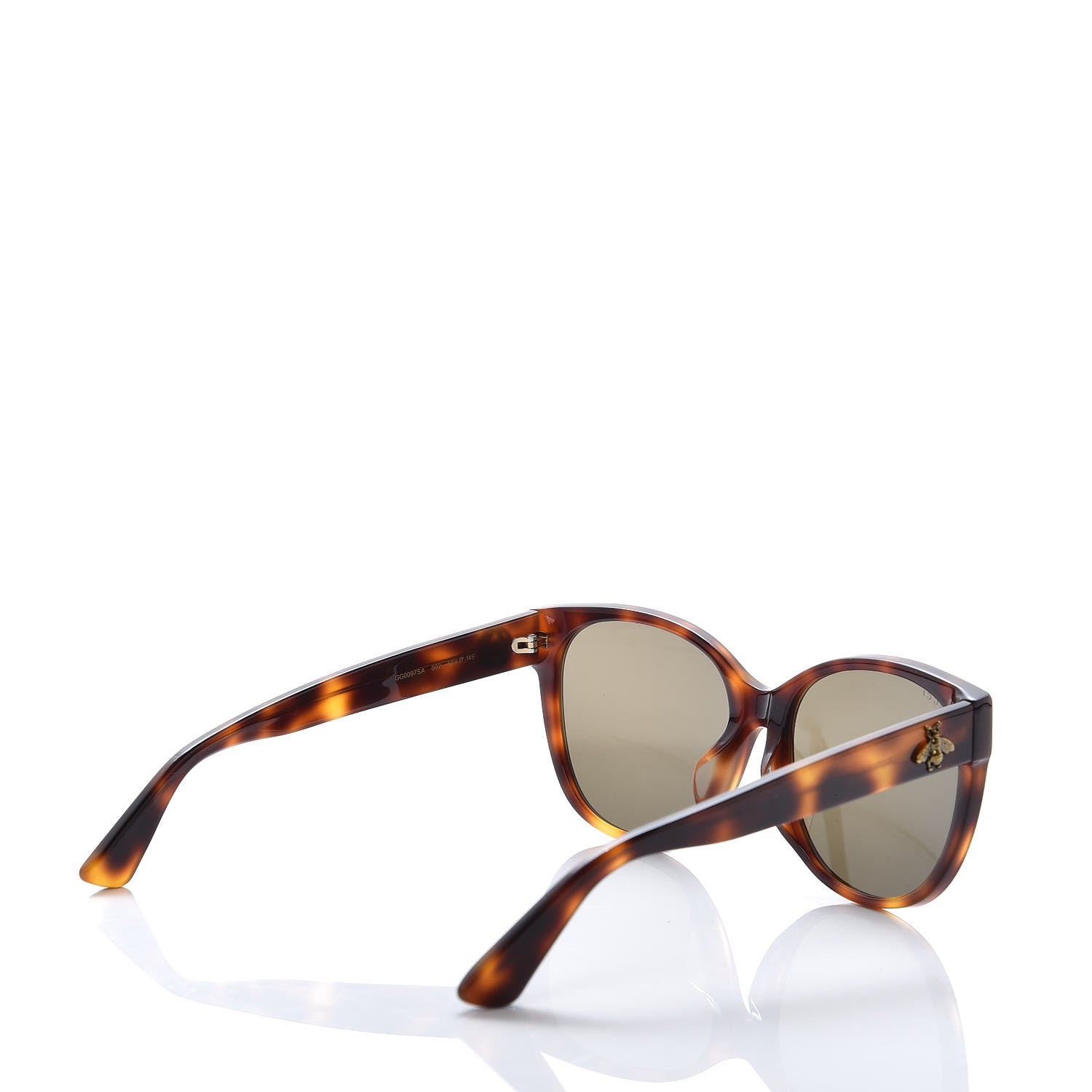 Gucci Cat Eye GG Sunglasses GG0097SA Tortoise 4 of 6